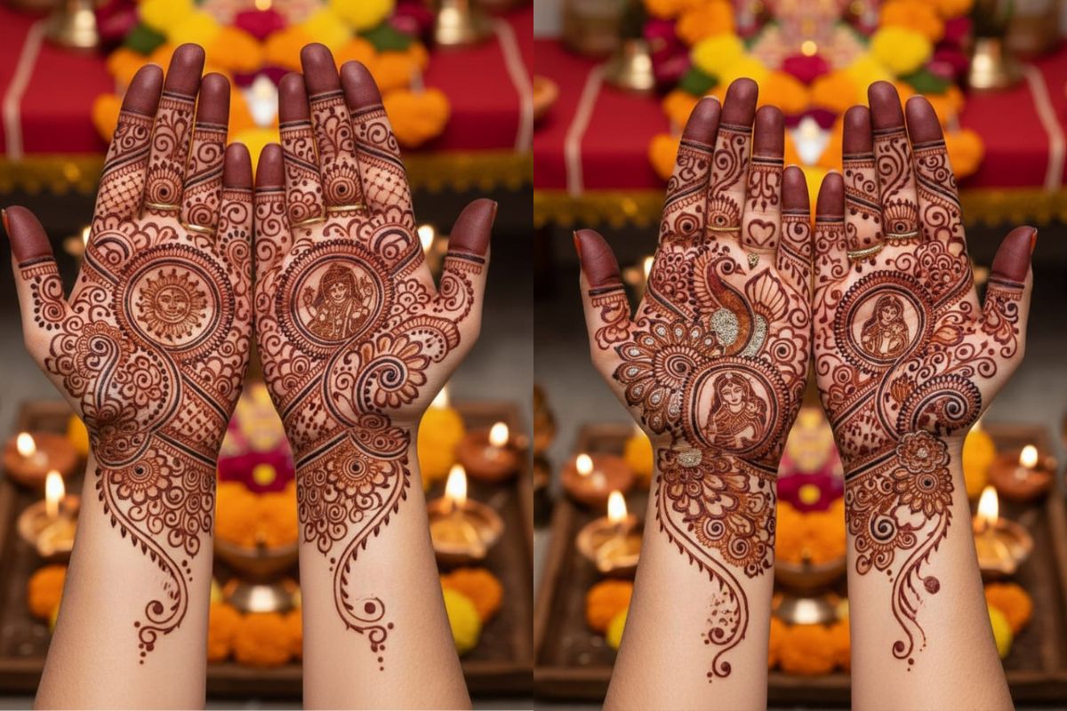 AI Jitiya Vrat Mehndi Design