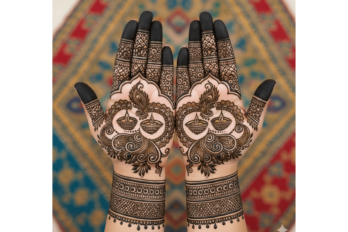 Mehndi Design For Navratri 2025