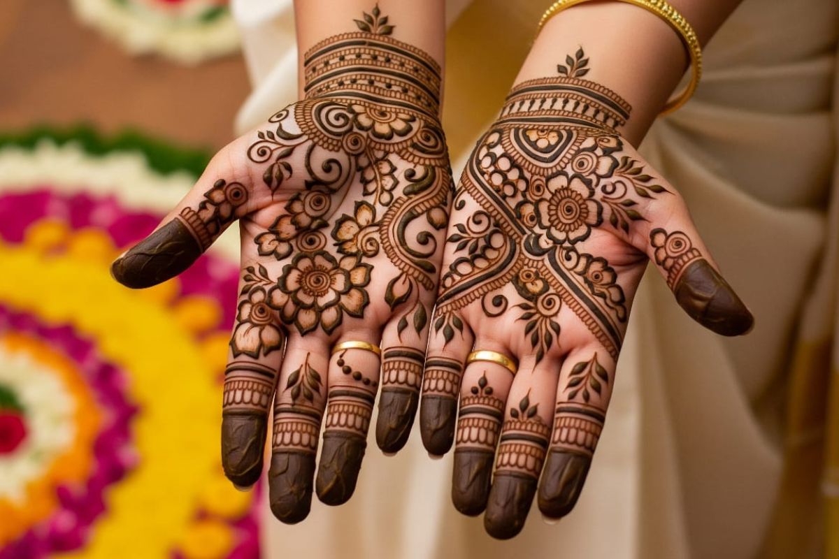 Minimalist Mehndi Design