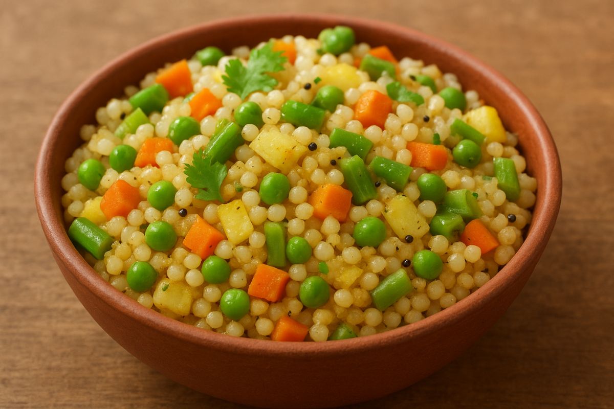 Mix Veg Sabudana Pulao Recipe