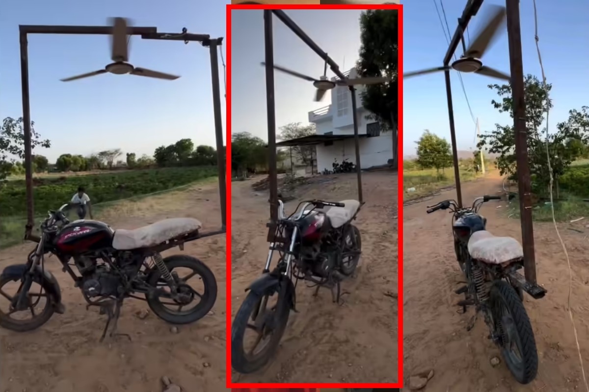 Motorcycle Fan Technologia Bihar Jugaad Viral Video