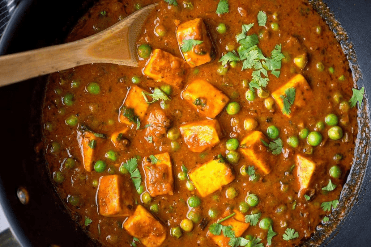 Navratri Matar Paneer Recipe