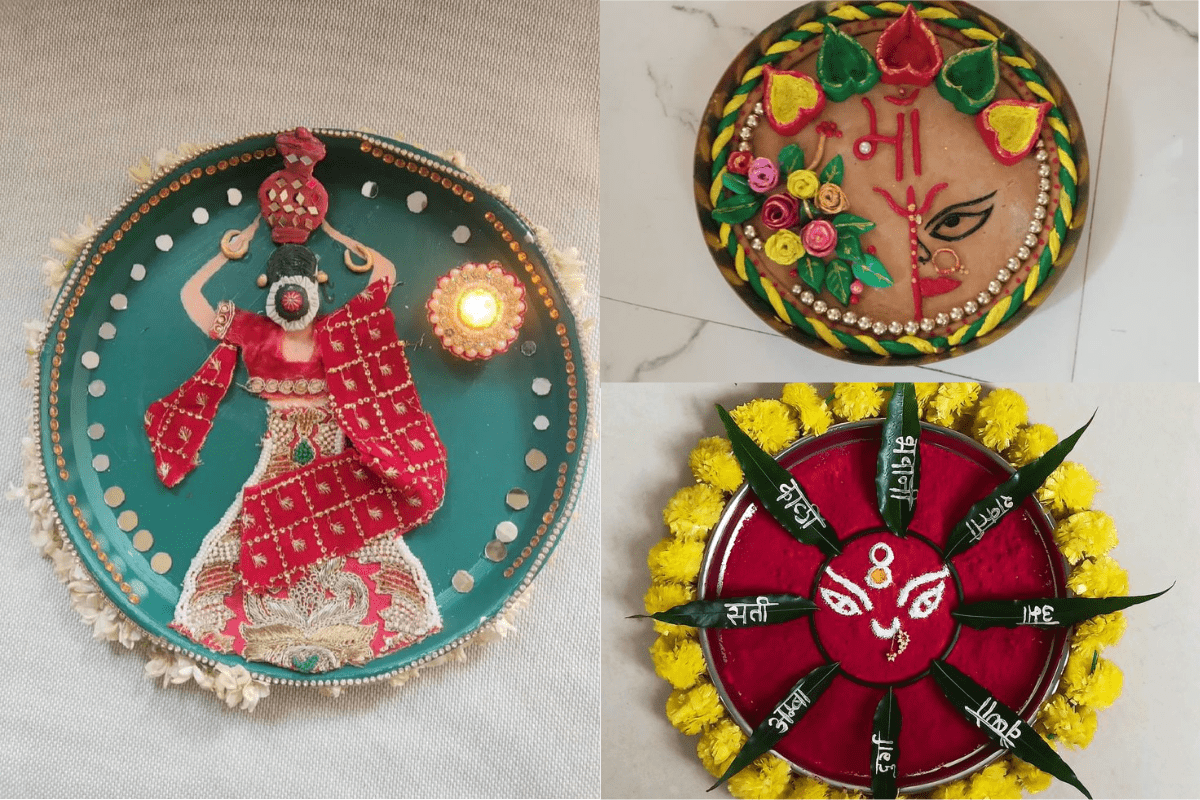 Navratri Thali Decoration and Ideas