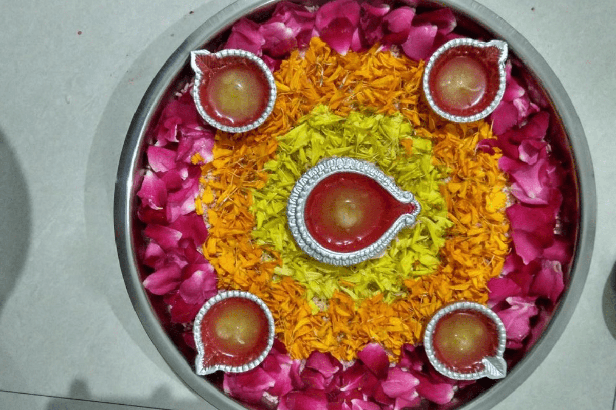 Navratri Thali Decoration And Ideas