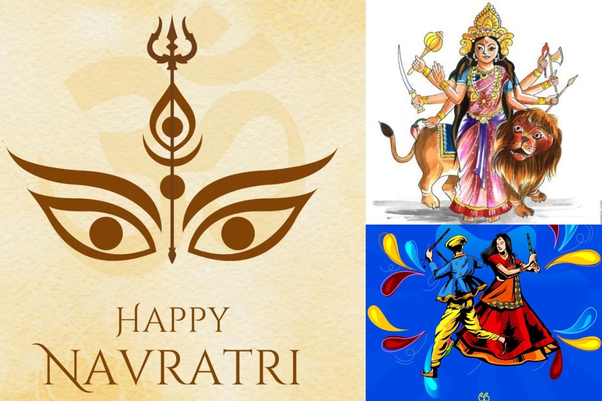 Navratri Wishes 2025 AI Image Creation