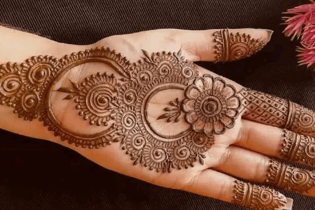 Onam Mehndi Design 2