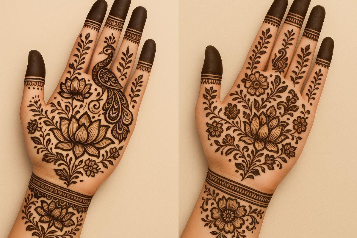AI Onam Mehndi Design