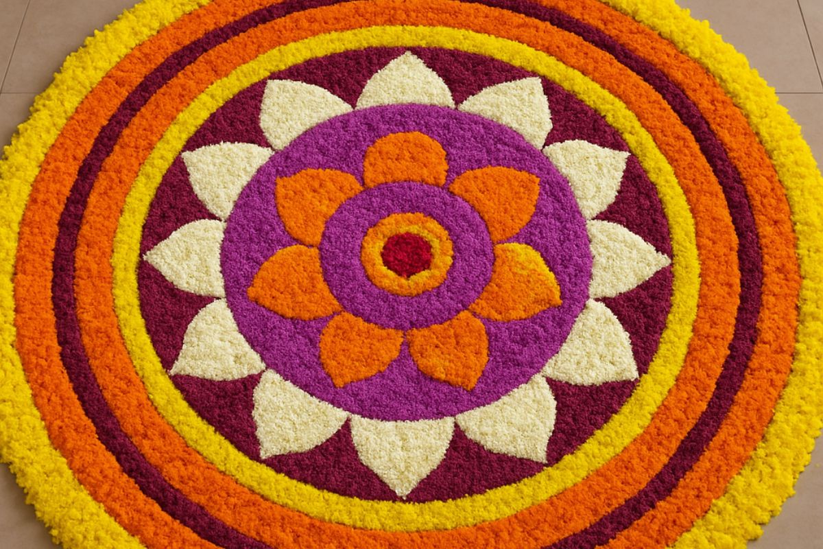 Onam Pookalam Design