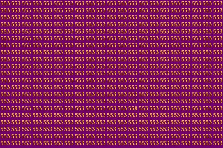 Optical Illusion: 553 की भीड़ में छिपा है ‘558’, क्या आप 10 सेकंड के अंदर ढूंढ पाएंगे?