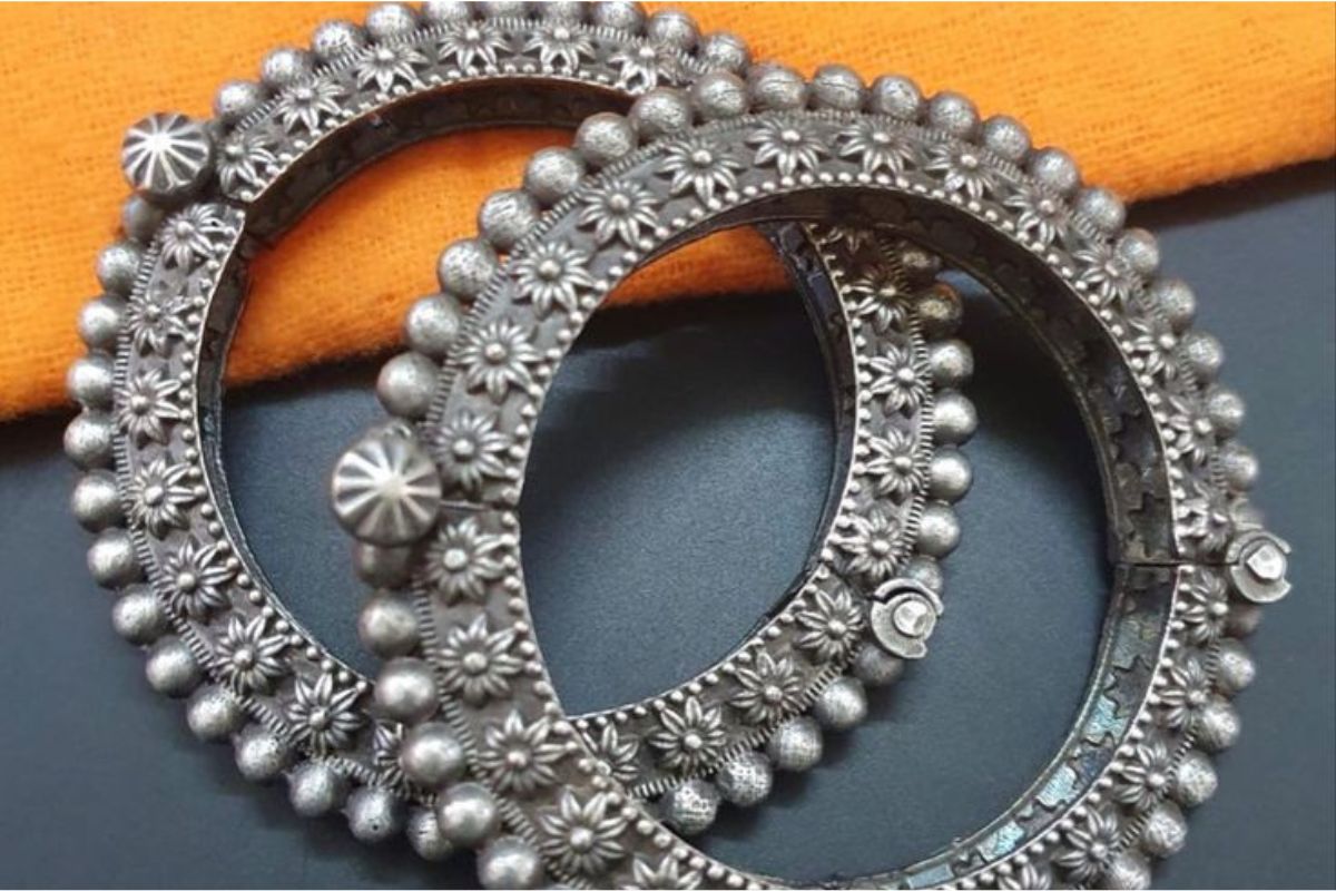 Oxidised Silver Bangles 3