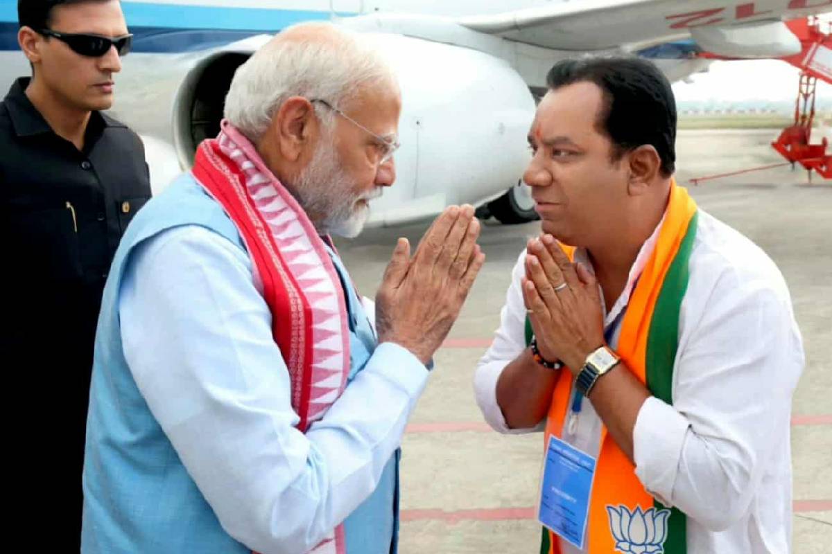 PM Modi with Vinay Singh