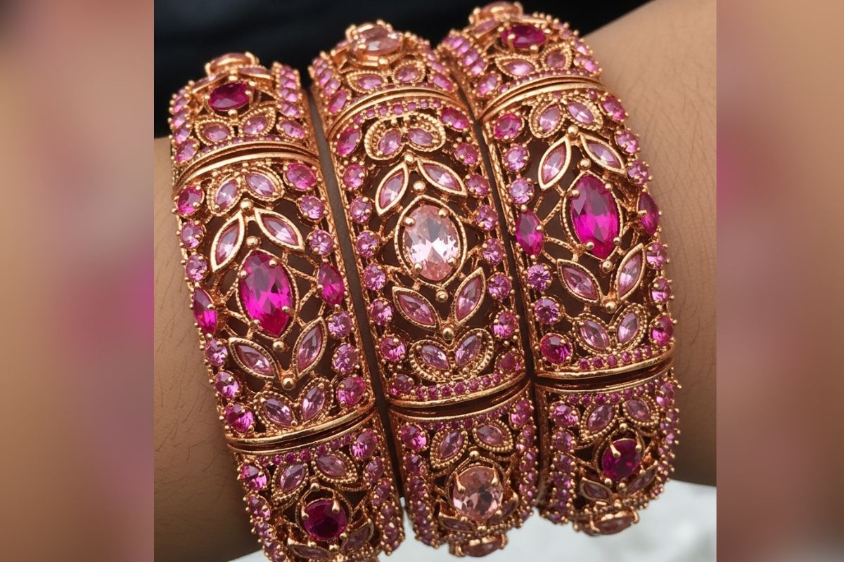 Pink Bangles Design (Ai Image)