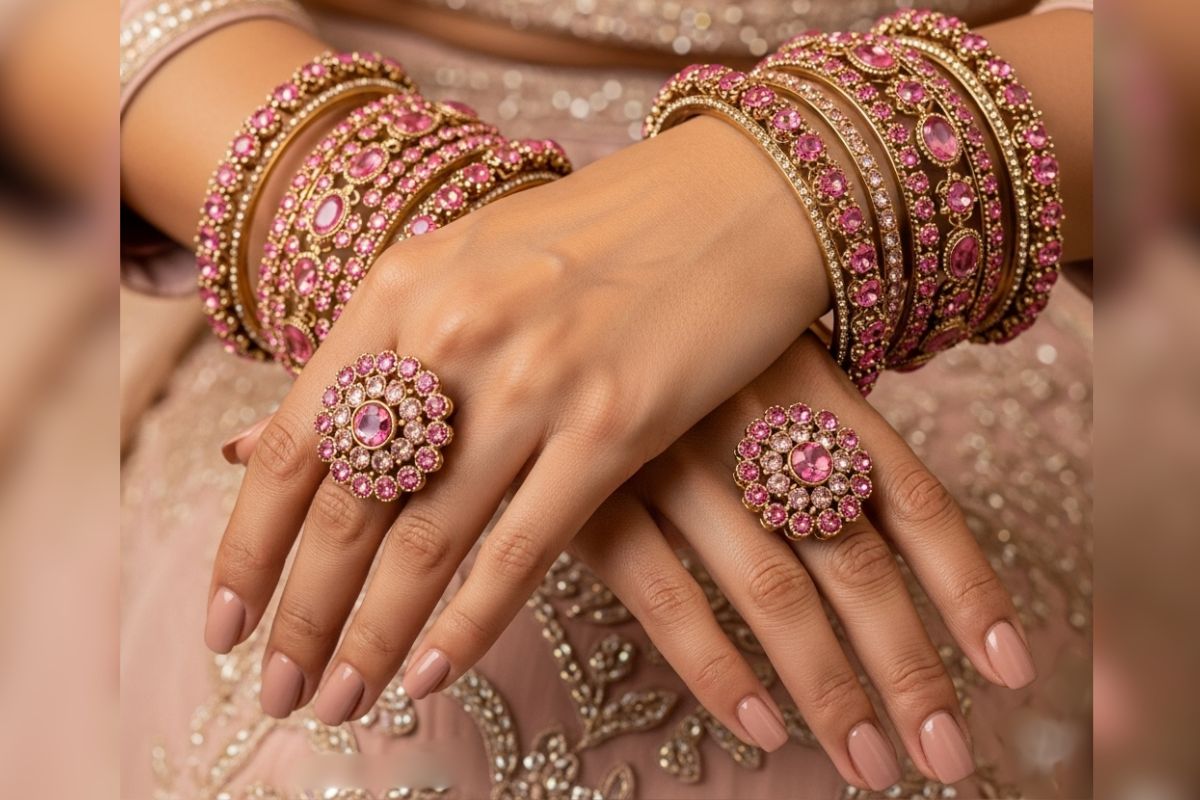 Pink Bangles Design (Ai Image)