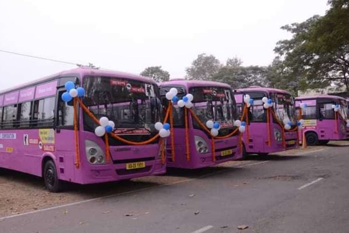 Pink buses will now run on this route in Muzaffarpur