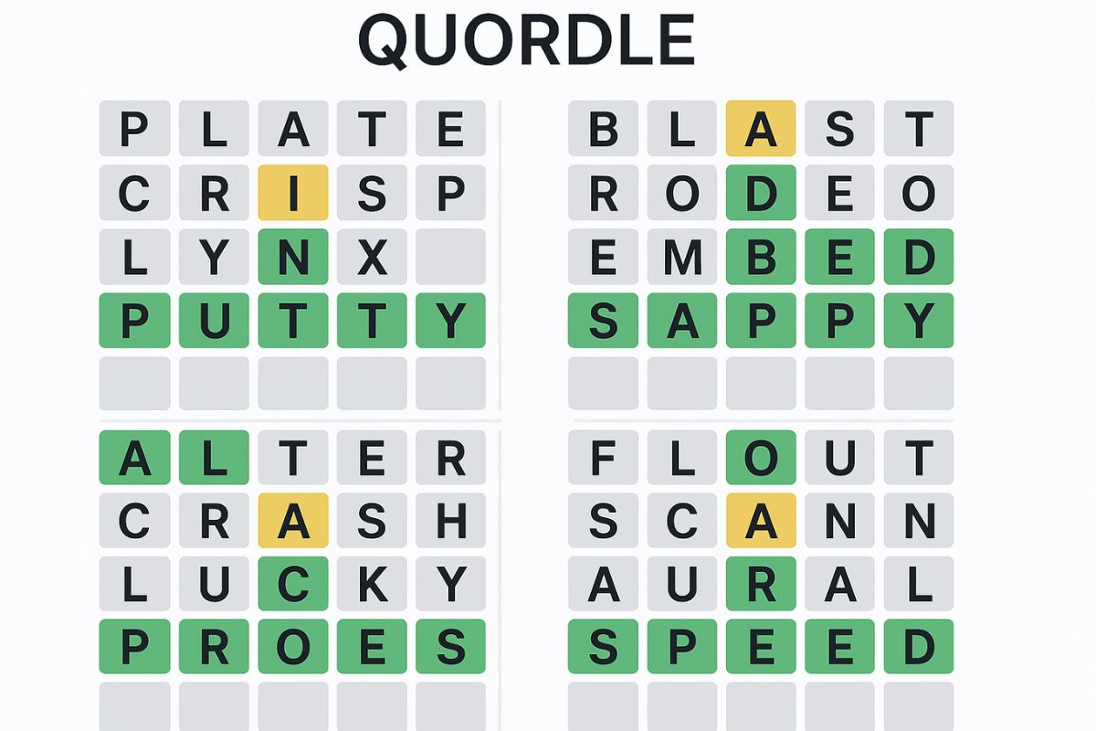 Quordle Hints and Answers