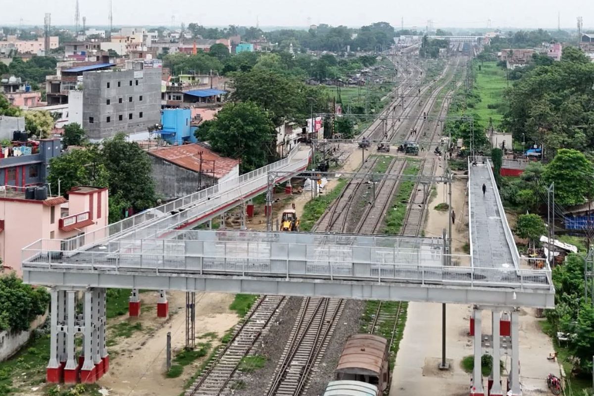 Railway Over Bridge Bihar built in Jehanabad commuting very easy through this route