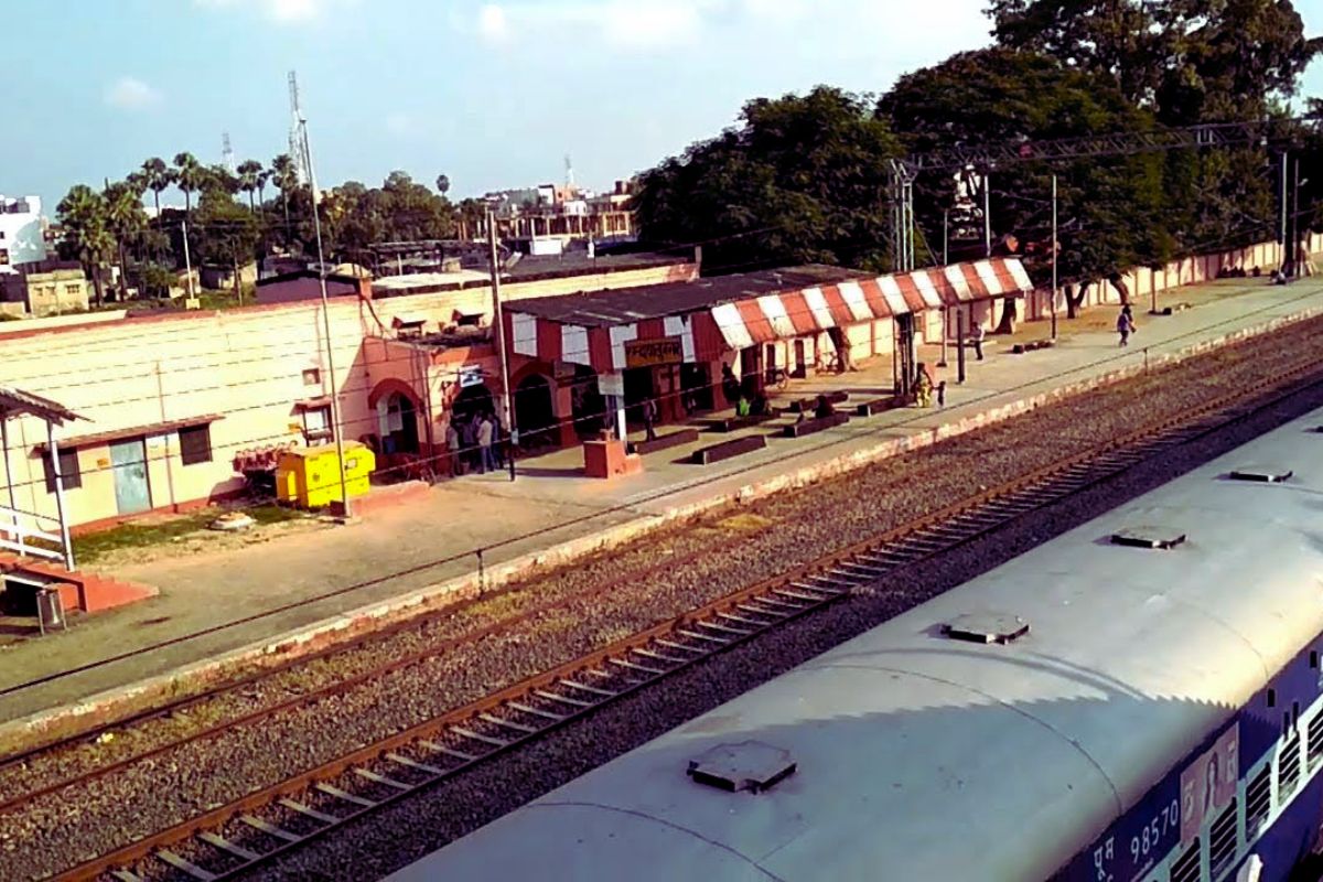 Railway Station Bihar made model terminal just waiting for approval