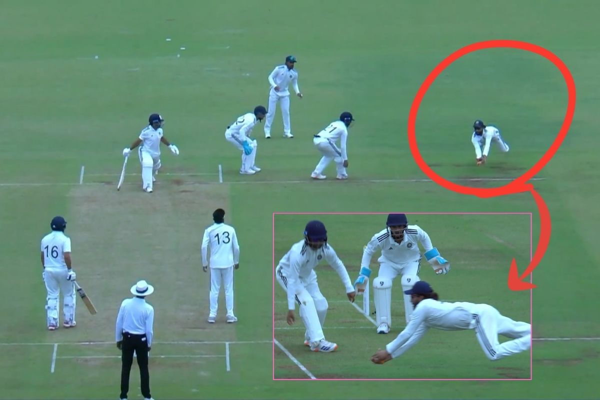 Duleep Trophy 2025 Final: Rajat Patidar Catch