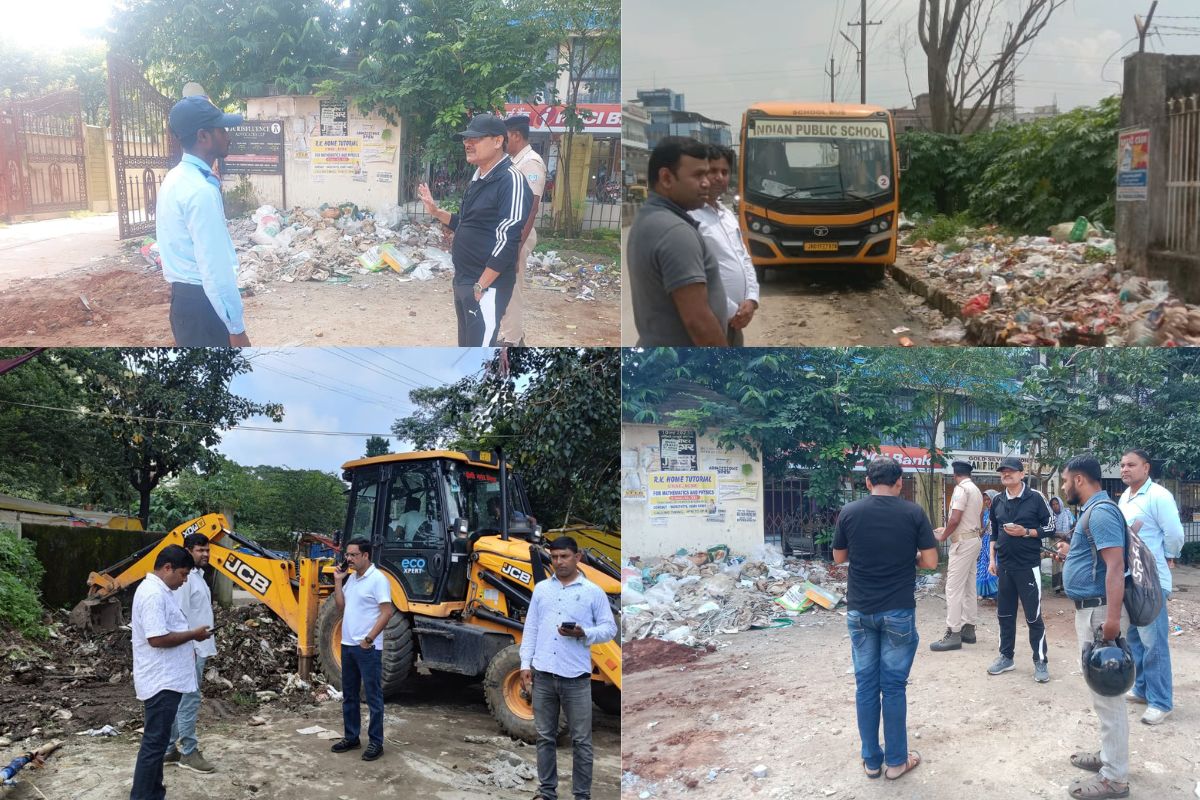 Ranchi Municipal Corporation Officers On Road