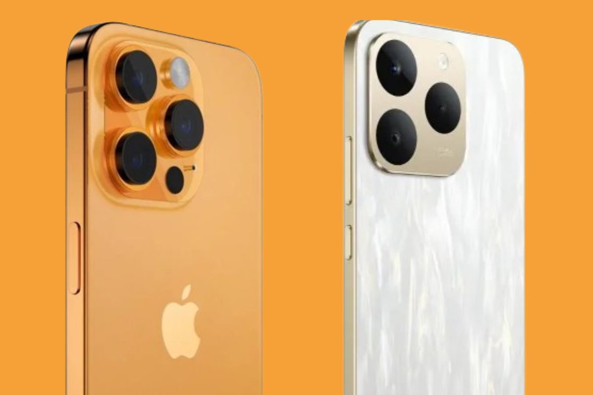 Realme 15T looks alike iPhone pro model