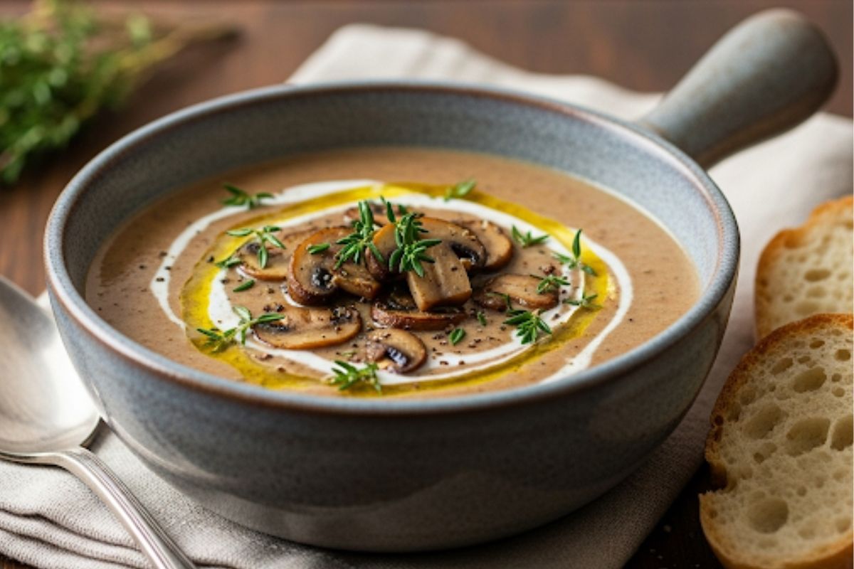 Restraunt Style Mushroom Soup Recipe