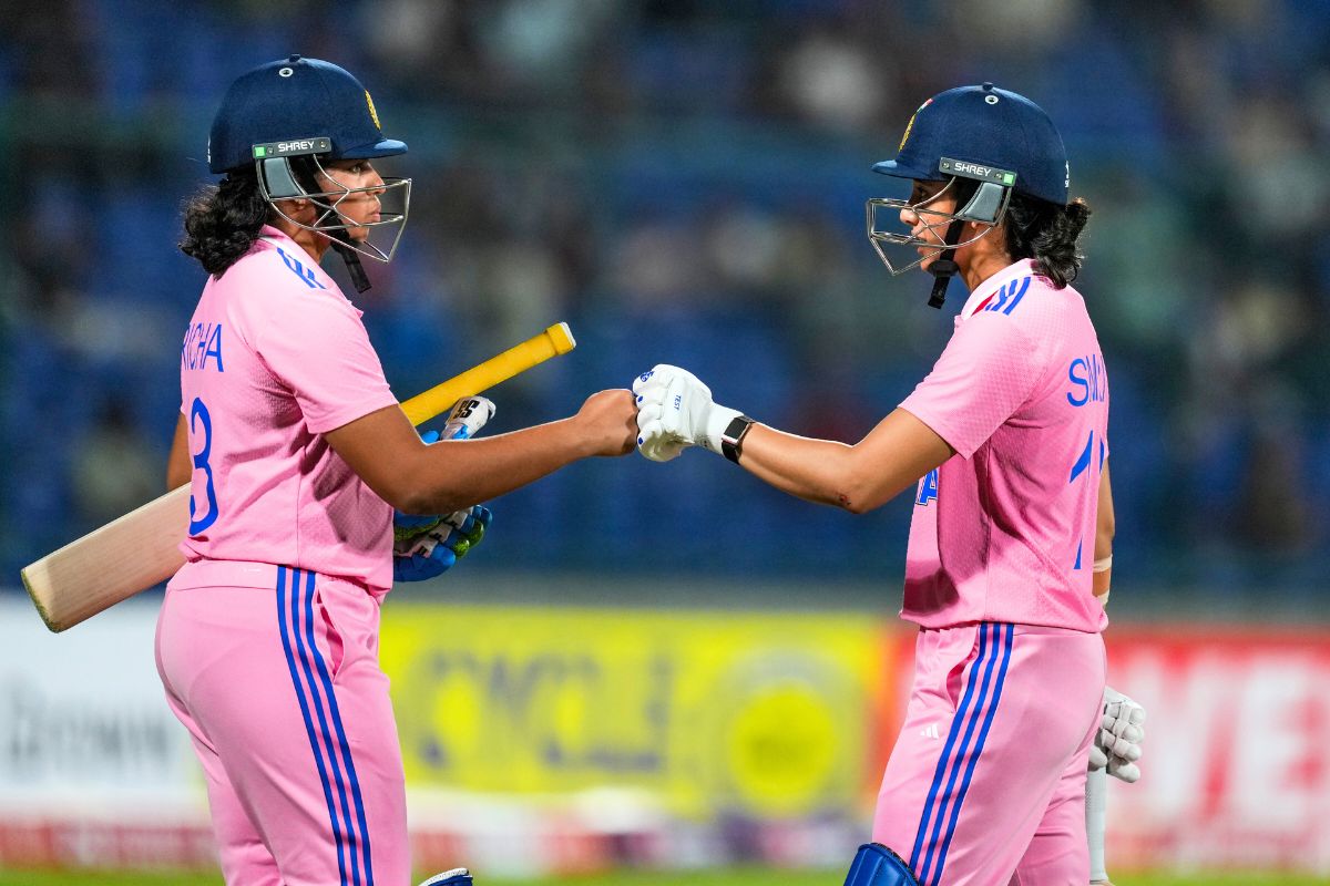 IND W vs AUS W: Richa Ghosh and Smriti Mandhana