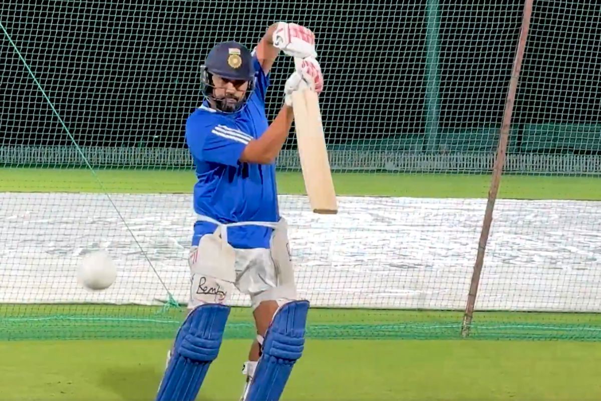 Rohit Sharma In Net Session