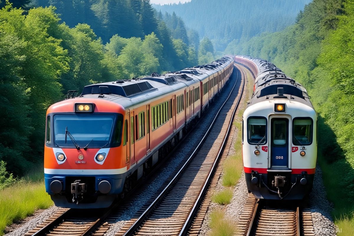 Route extension of 8 pairs of trains running from Bihar