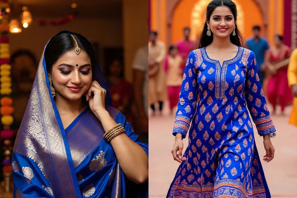 Navratri 2025 Day 4 Colour: नवरात्रि के चौथे दिन पहनें इस रंग के कपड़े, बरसेगी मां कूष्मांडा की कृपा 1 Royal Blue Colour