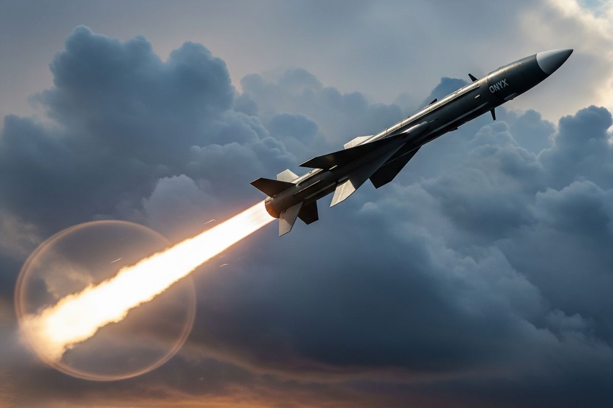 Russia Onyx Missile Test / Ai Generated Image