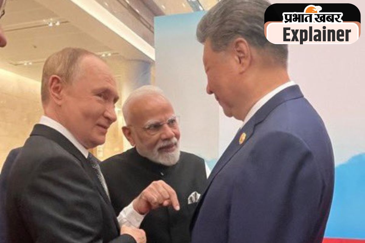 SCO Summit Modi Putin and Jinping