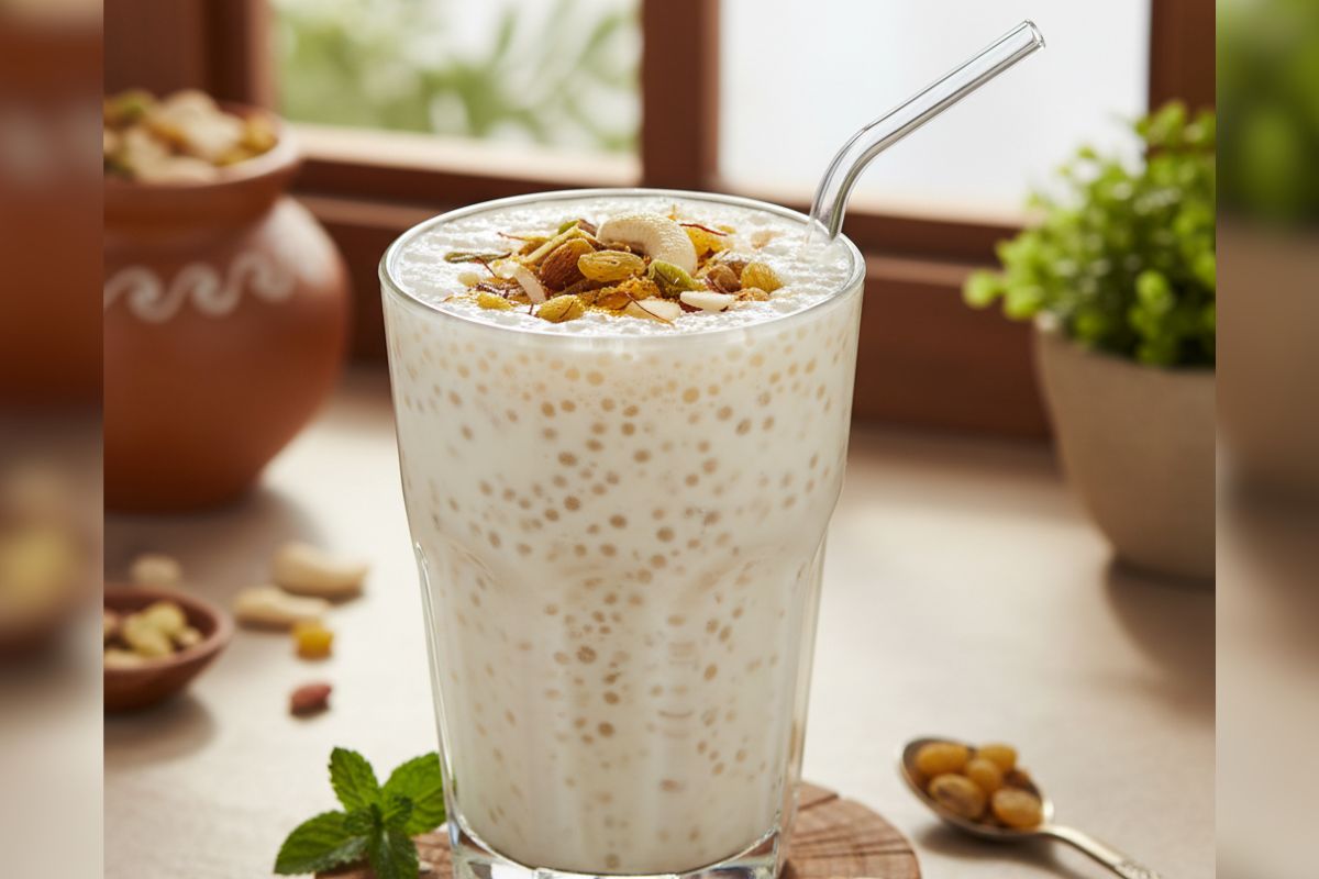Sabudana Milkshake For Navratri Vrat