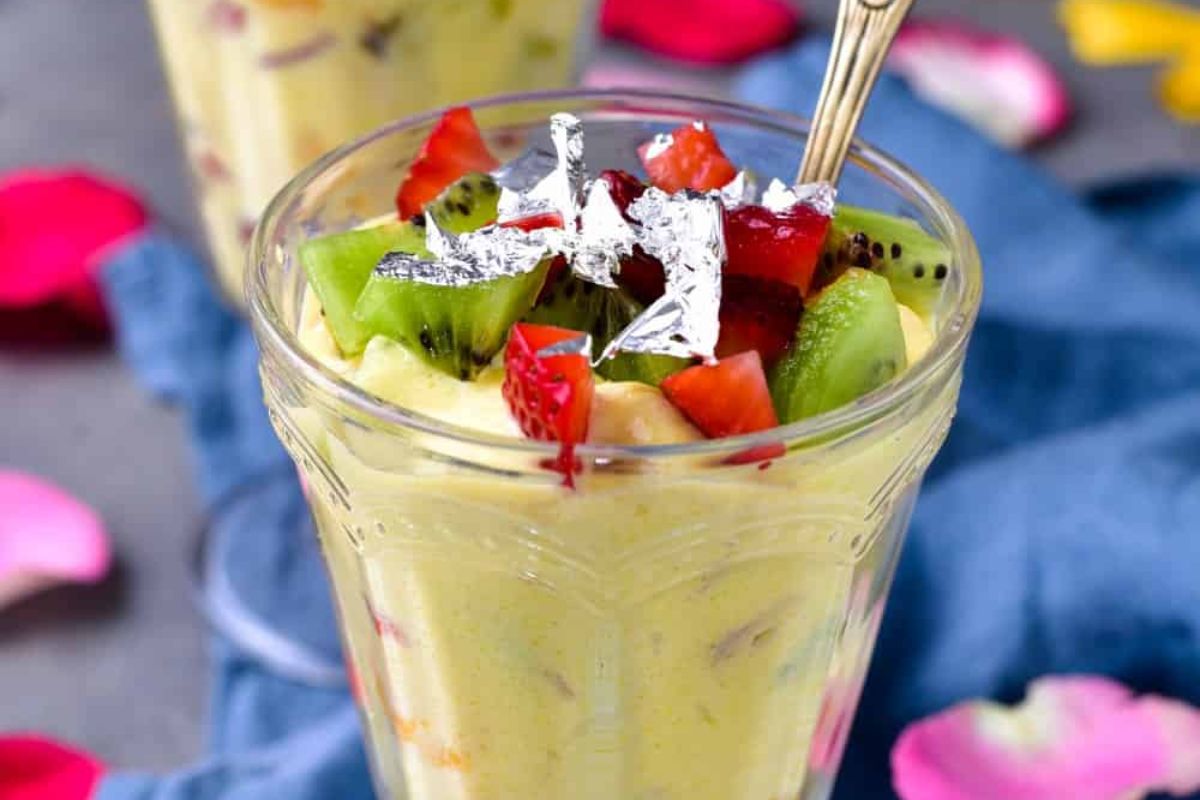 Sabudana fruit custard