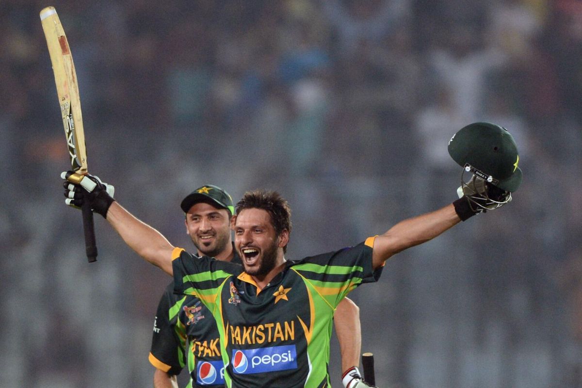 Shahid Afridi Vs India