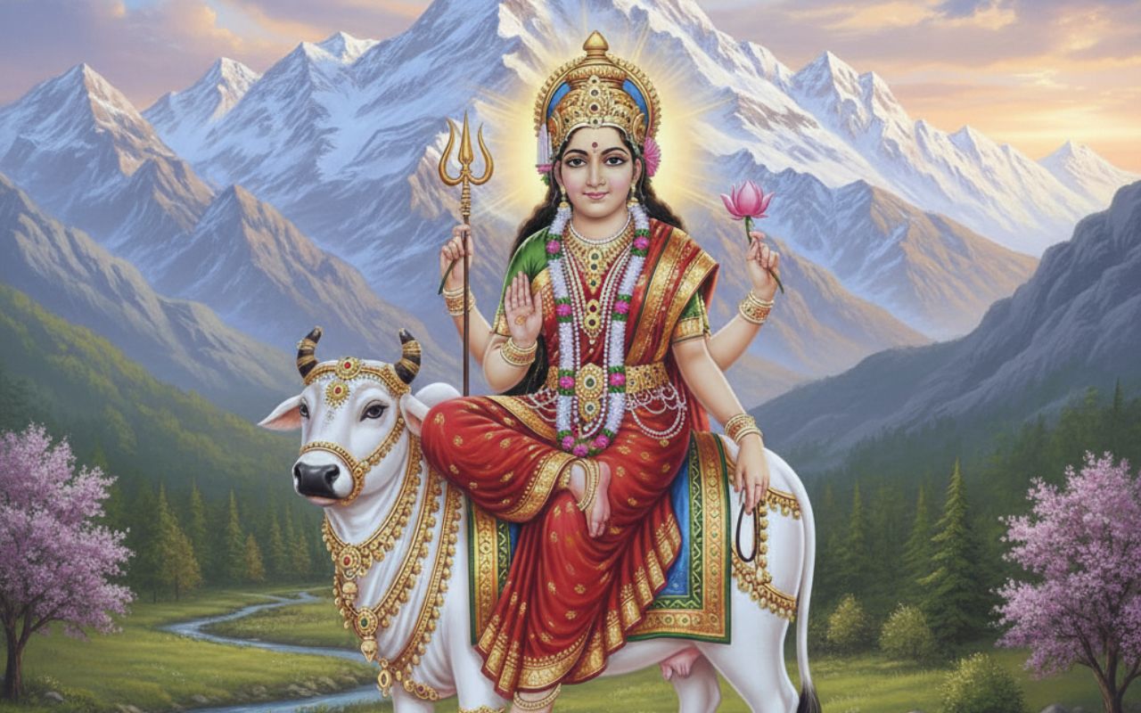मां शैलपुत्री की आरती | Shailaputri Mata Ki Aarti Lyrics in Hindi