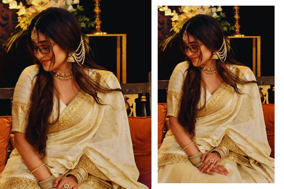 Celebrity Inspired South Indian Look: Onam 2025 पर दिखें परम सुंदरी, सेलिब्रिटी लुक से लें इंस्पिरेशन 4 Shivangi Joshi Inspired South Indian Look