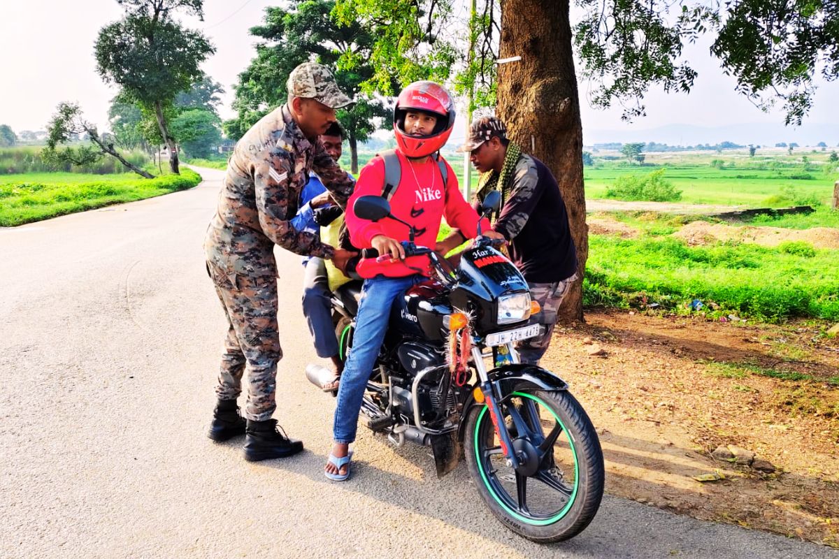 Special road safety campaign in Seraikela