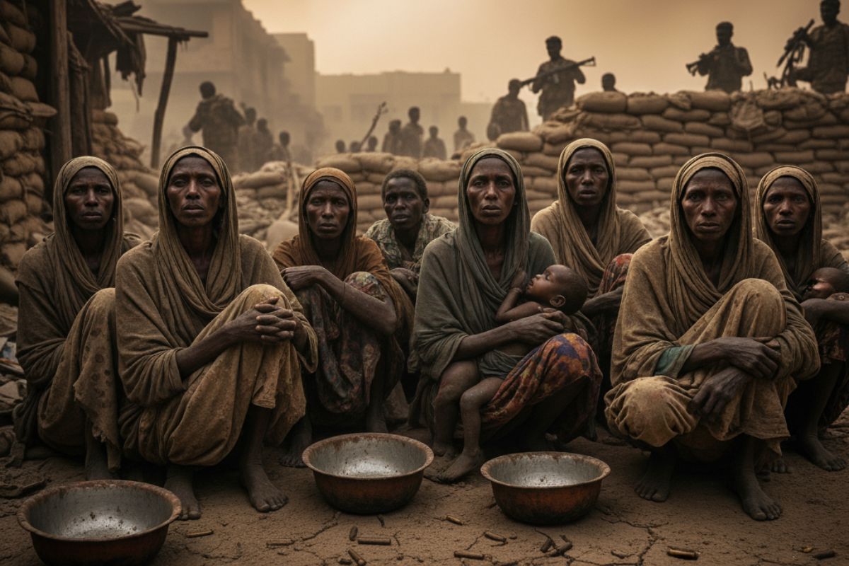 Sudan Darfur El Fashir war / Ai Generated Image