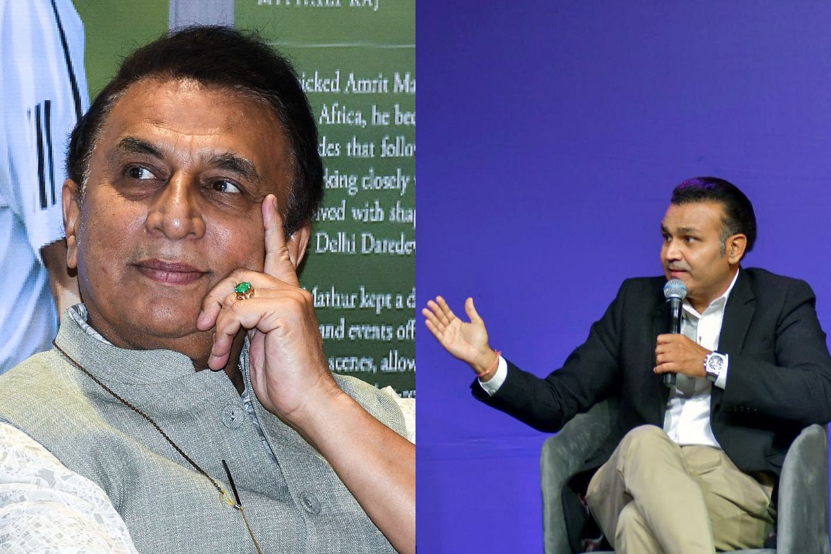 Former Cricketer Sunil Gavaskar and Virender Sehwag