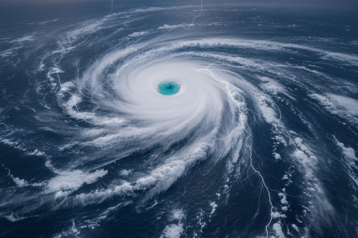 Super Typhoon Ragasa hong kong china alert / Ai Genrated Image