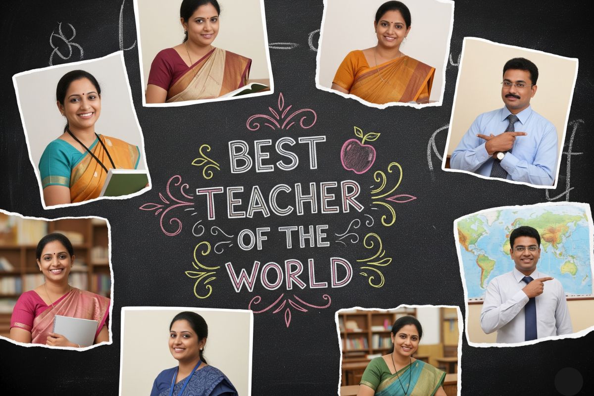 Teachers Day 2025 Black Board Decoration Idea