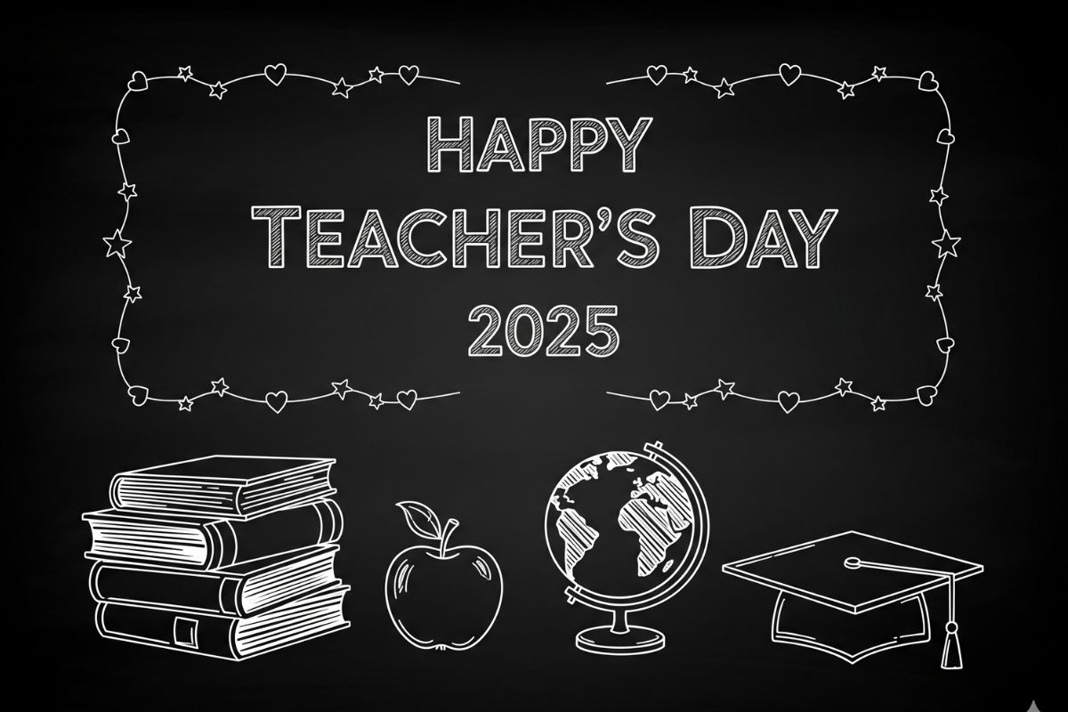 Teachers Day 2025 School Board Decoration