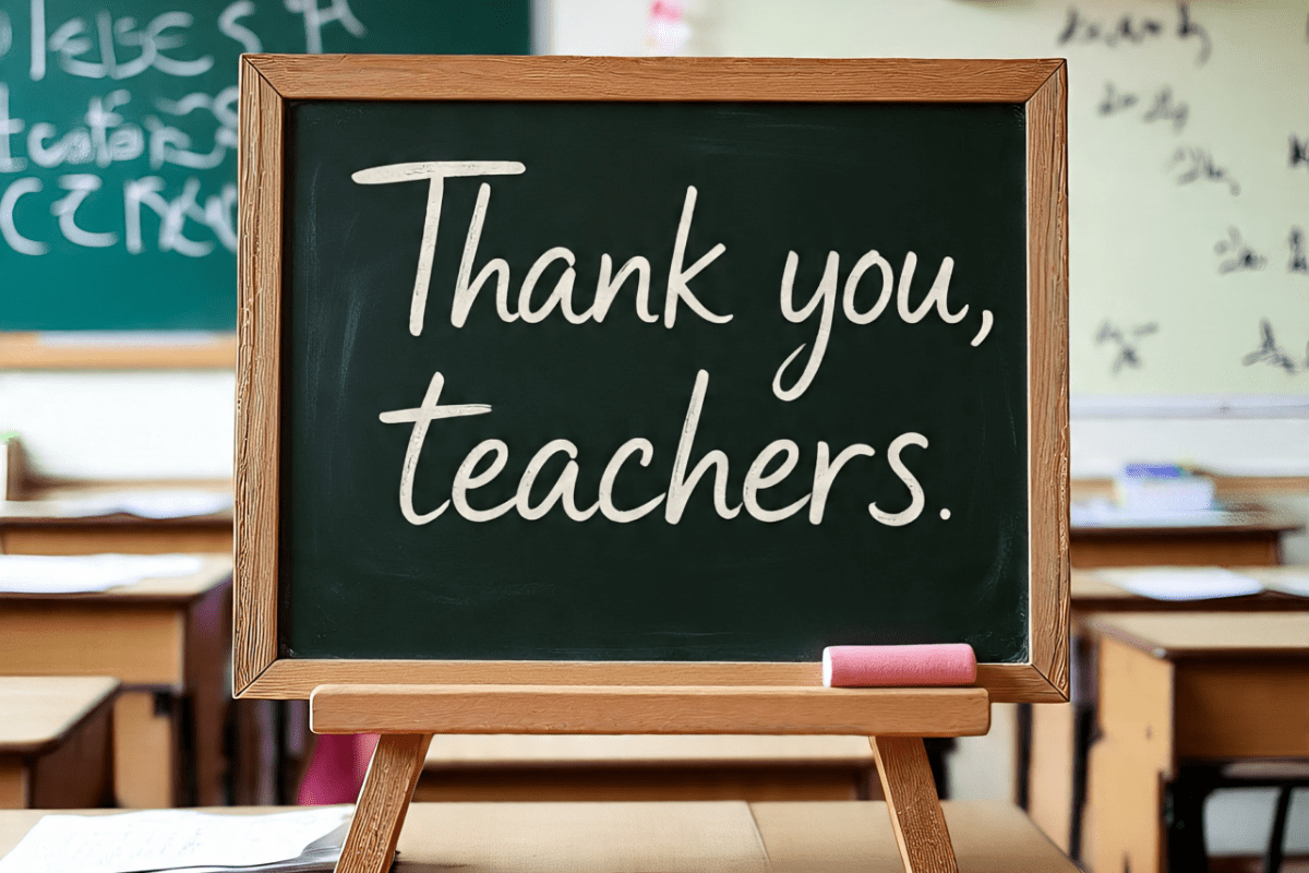 Teachers Day Blackboard Decoration 2