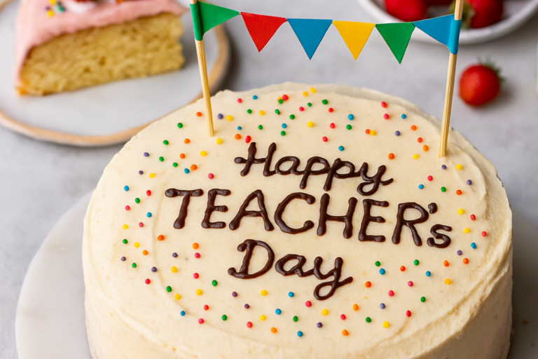Teacher’s Day Cake Recipe: बिना अंडा और ओवन के बनाएं स्पेशल केक, मिनटों में तैयार करें आसान रेसिपी
