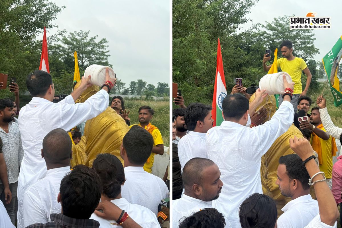 Tej Pratap Yadav in Muzaffarpur
