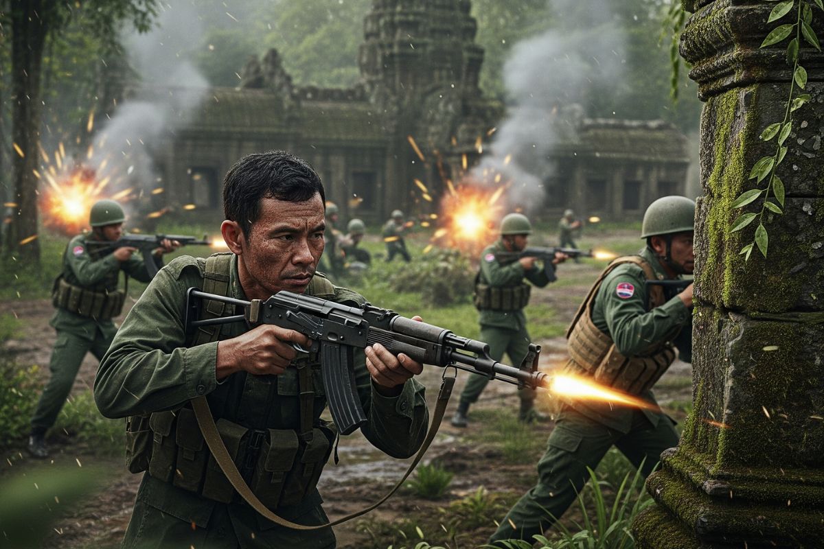 Thailand Cambodia Border Clashes/ Ai Generated Image