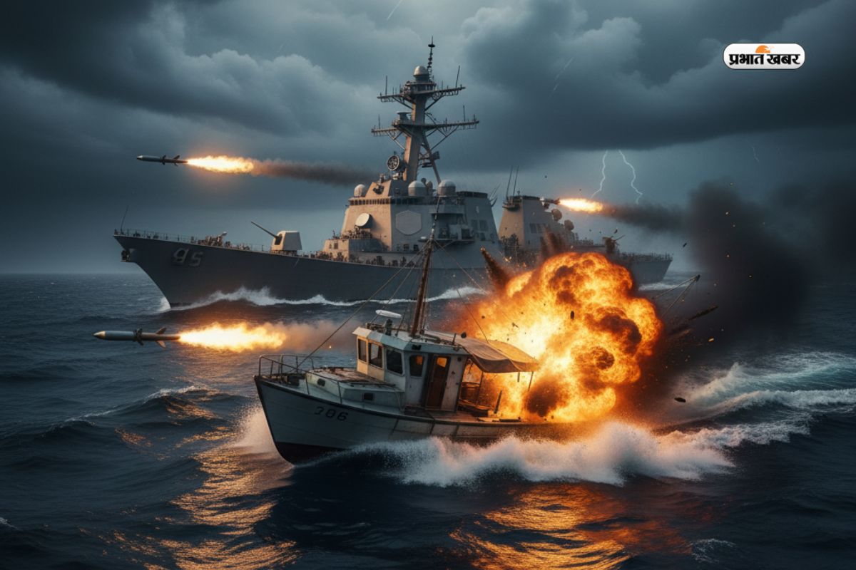 US Navy Caribbean Strike/ Ai Generated Image