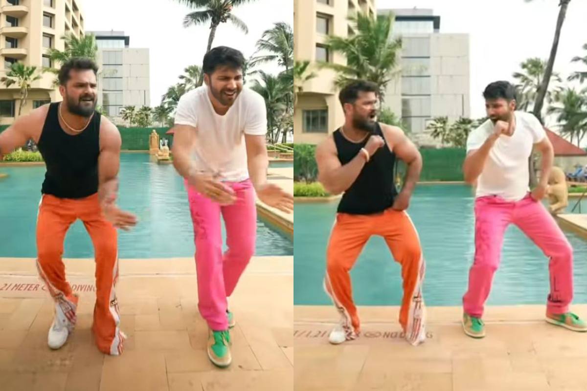 Varun-Khesari Viral Dance