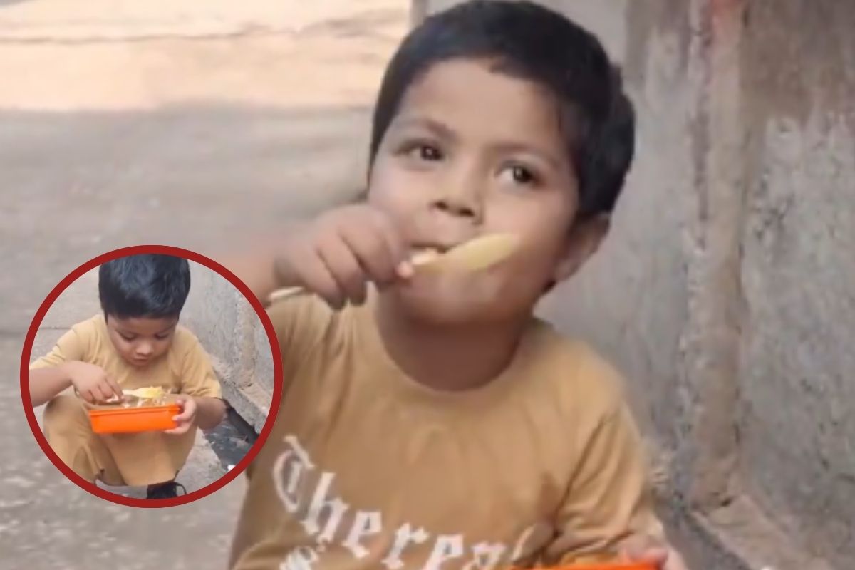 Viral Video hungry child