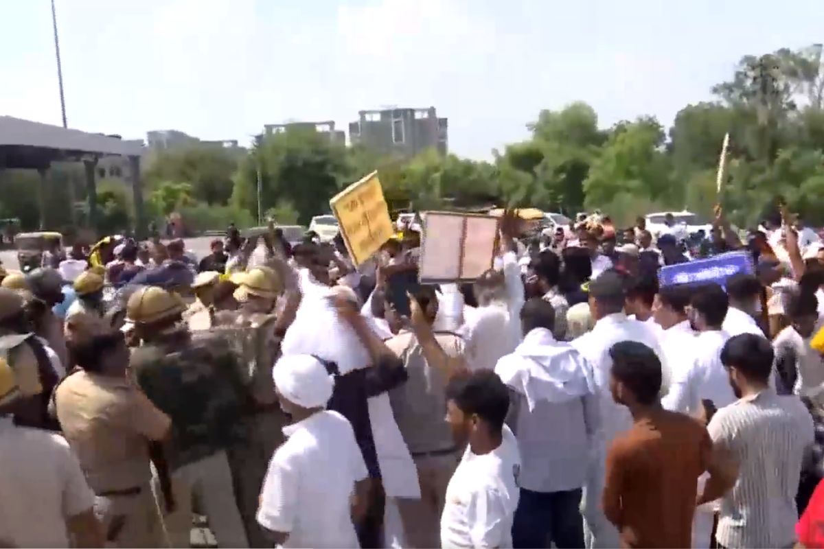 Yadav community protest